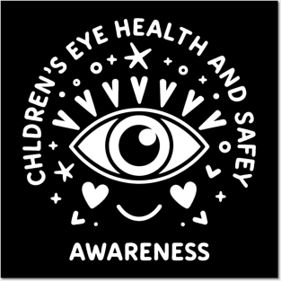 Children's Eye Health And Safety Awareness Posters and Art
